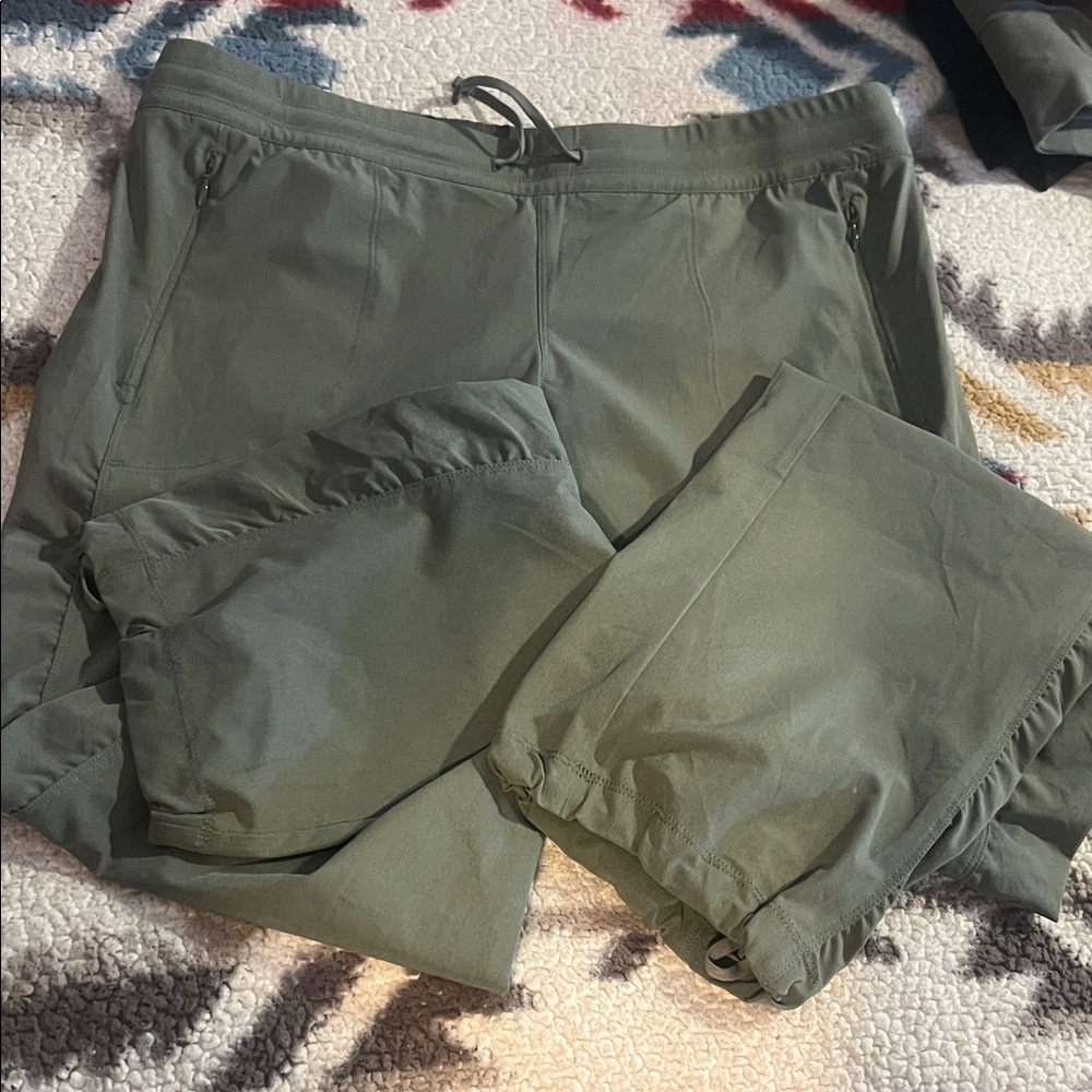 Olive Green Hiking Pants